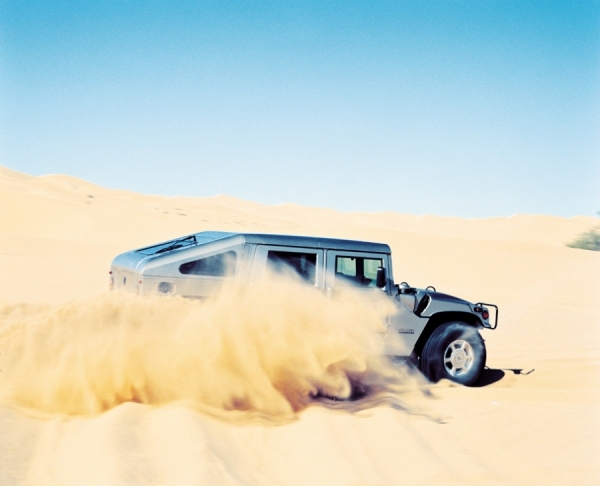 Photograph Simon Stock Hummer Sand on One Eyeland